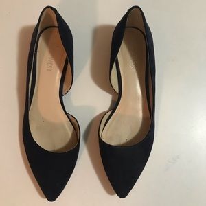 Nine West Shoes - Navy Blue Suede Nine West Flats sz 5 Nine West Shoes - Navy Blue Suede Nine West Flats sz 5